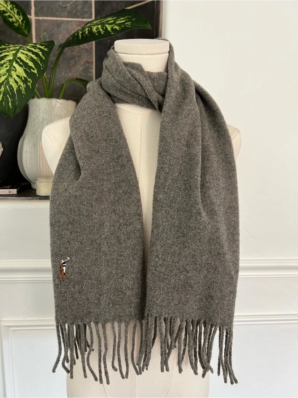 Vintage Polo Ralph Lauren Lambs Wool Scarf